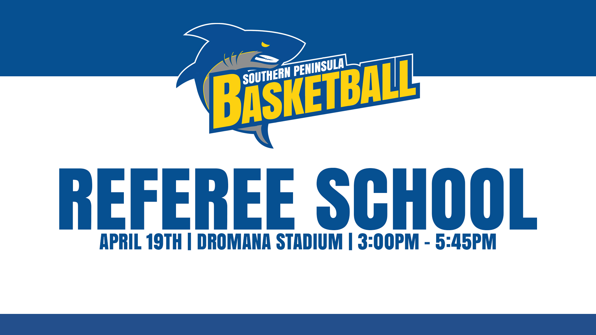 Referee School Southern Peninsula Basketball Association